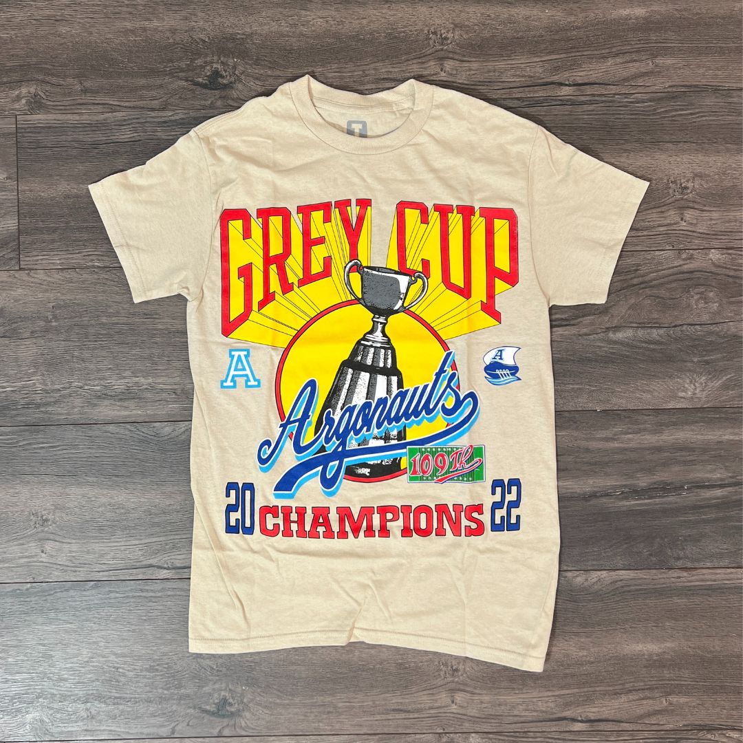 Grey Cup Champions Tee - Sand – Team Takeover